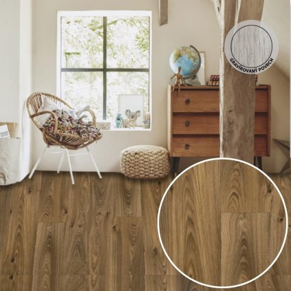 PVC podlaha QUINTEX Gambel Oak 669D /filc