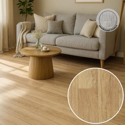 PVC podlaha POLARIS Natural Oak 226M
