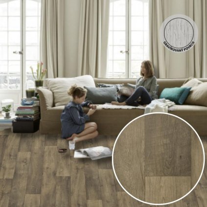 PVC podlaha TOPTEX Valley Oak 639M