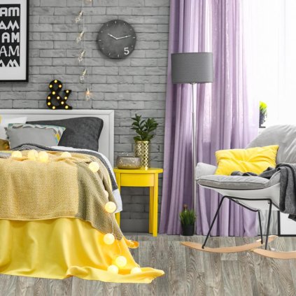 bytové pvc zatezove podlaha vzor prkna povrchova uprava PUR třída zátěže 23 31 41 barva vicebarevna BLACKTEX White Oak 997D interier