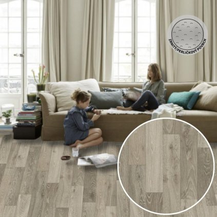 PVC podlaha BLACKTEX Fumed Oak 966M /filc