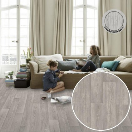 PVC podlaha ICONIK 280T Winter pine smoke