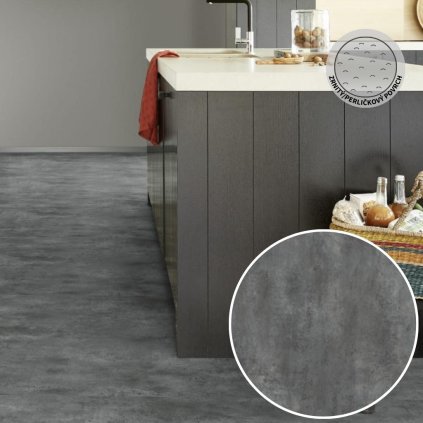 PVC podlaha ICONIK 280T Stromboli acier