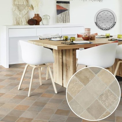 PVC podlaha ICONIK 280T Cottage stone beige