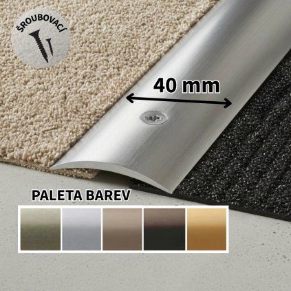 A 13 PŘECHODOVÉ LIŠTY ŠROUBOVACÍ, šíře 40 mm