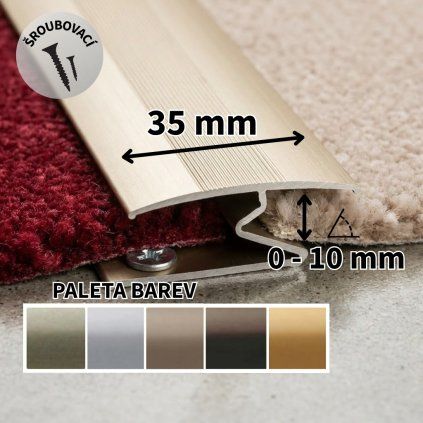 AC 69 PŘECHODOVÝ PROFIL ŠROUBOVACÍ, šíře 35 mm