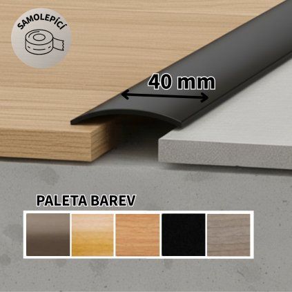 S 13 PŘECHODOVÉ LIŠTY SAMOLEPÍCÍ, šíře 40 mm