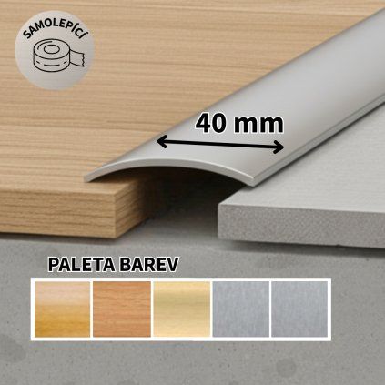 PRINZ 40 PŘECHODOVÉ LIŠTY SAMOLEPÍCÍ, šíře 40 mm