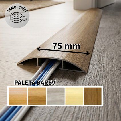 Lišta pro vedení kabelů Hliník 75mm VP