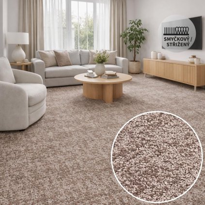 Metrážový koberec MIRIADE 49 (Šířka 4 m)