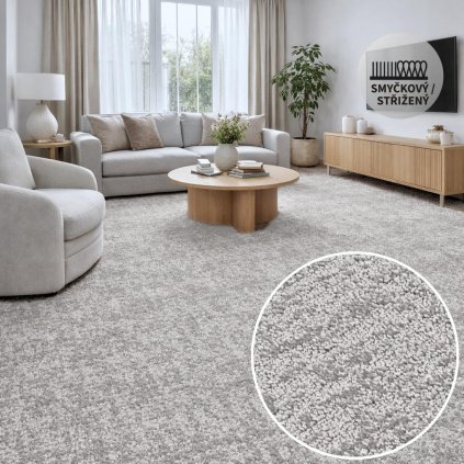 Metrážový koberec MIRIADE 92 (Šířka 4 m)