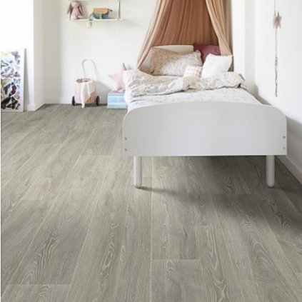 pvc lino s filcem zátěžové odolné vzor prkna sire 4m 5m barva bezova seda NOVATEX 33 33 interier