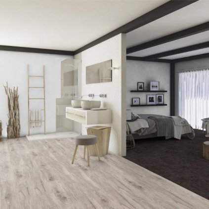 128959 vinylova podlaha gerflor creation white lead oak shadow grey 1290
