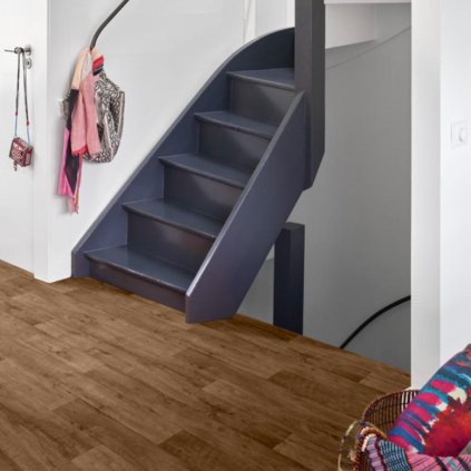 levne bytove pvc s filcem PUR pouziti obyvak detsky pokoj vzor prkna barva hneda BROTEX 33 26 interier
