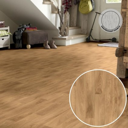 PVC podlaha ICONIK 240 French oak medium beige