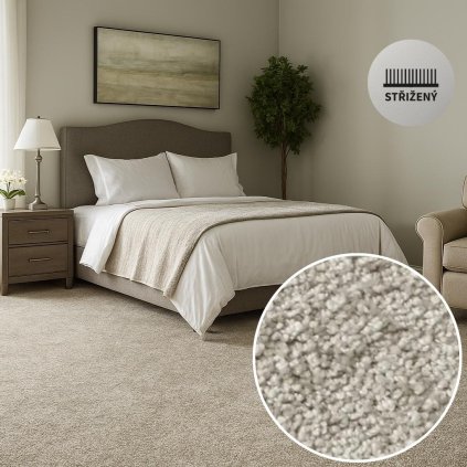 Metrážový koberec PONZA 89083 béžová