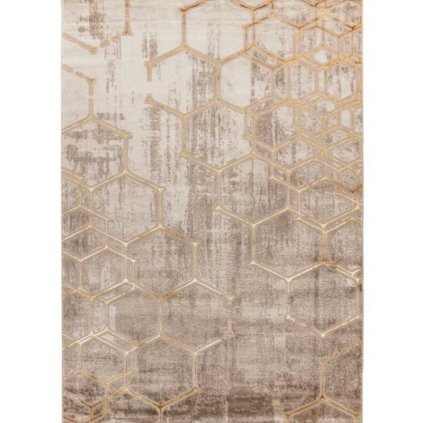 MARMARIS 405 BEIGE, luxusní, moderní, 3D efekt, s leskem, pod konferenční stolek, do obýváku