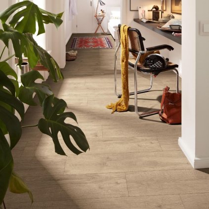 plovoucí podlahy dub laminát zátěžová třída 23 32 lamela multiclic MEISTER LD 150 Dub Caledonia 6421 interier