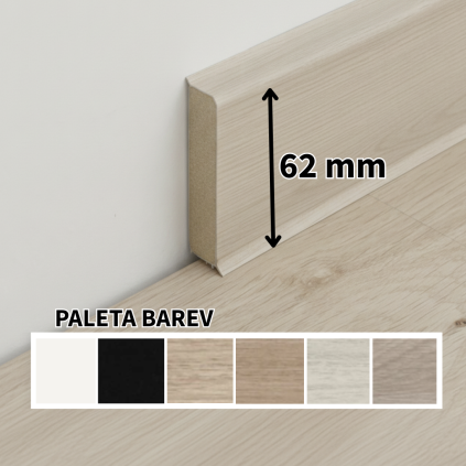 Obvodová lišta CUBU Decor 60 2,5m