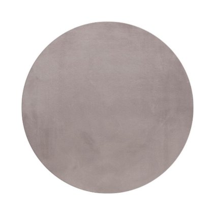 POUFFY 5100 BEIGE KRUH, do obýváku, do ložnice, vysoký vlas, pod konferenční stolek