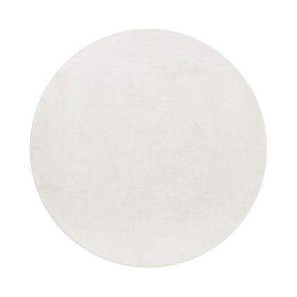 POUFFY 5100 CREAM KRUH, do obýváku, do ložnice, vysoký vlas, pod konferenční stolek