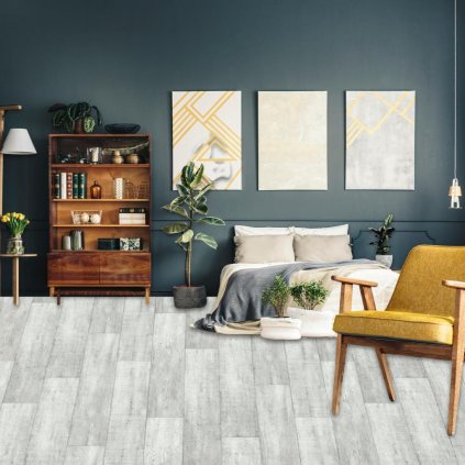 bytove pvc linoleum imitace dřeva vzor prkna barva seda MAXIMA PLUS Gambel Oak S91 interier