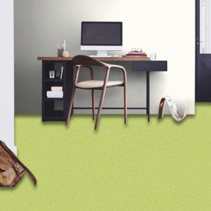 zatezove linoleum pvc komerční použití kancelar třída zátěže 34 42 barva zelená Topline ST10 interier