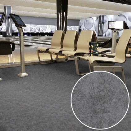Flotex Fast Colour Calgary s290002 Grey interiér s detailem