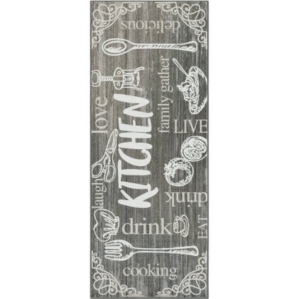 VIVA MAT W 1 D, do kuchyně, praktický, nízký vlas, protiskluzový