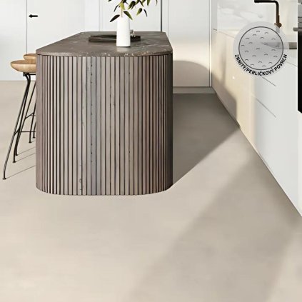 vinyl v metráži PUR úprava snadná údržba pouziti bytove komercni dekor beton barva bezova SILENTEX X 2704 ECHOTEX X 41 04 interier