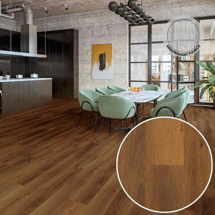 VINYL LVT 1218 OAK ADELAIDA 2,5 0,55 MM 33 42 interiér