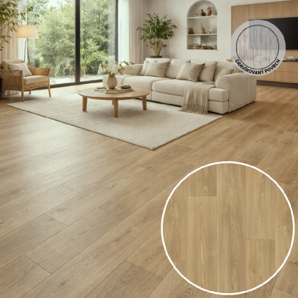 NOVATEX PLUS 33 87 světle hnědé PVC