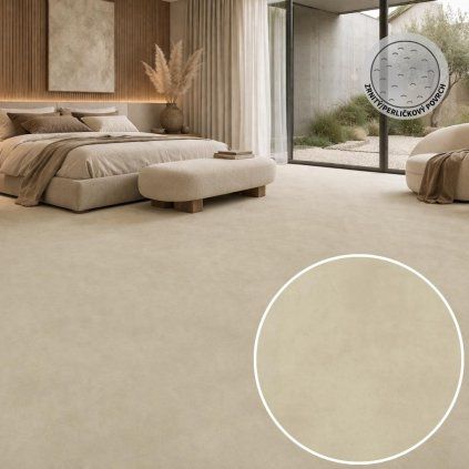 2366 Chicago Sand pvc taralay libertex interiér moderní ložnice