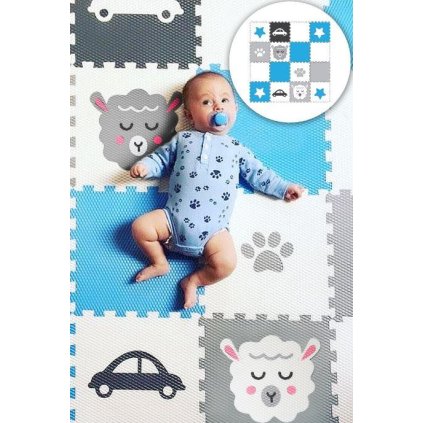 70594 minideckfloor podlaha 16 dilu beranek auto hvezda tlapka