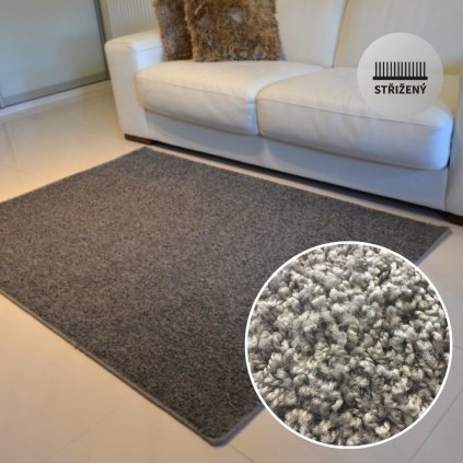 COLOR SHAGGY ŠEDÁ INT 1