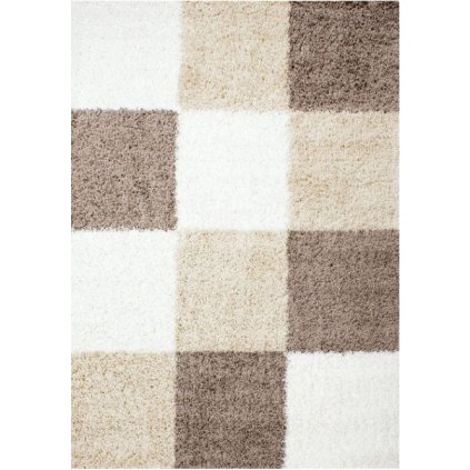 Kusový koberec LIFE SHAGGY 1501 Mocca (Rozměr 80x250 cm)