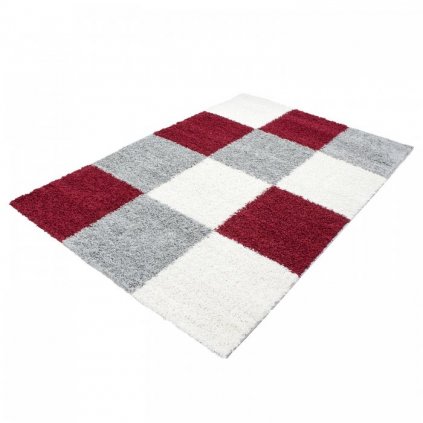 Kusový koberec LIFE SHAGGY 1501 Red (Rozměr 80x250 cm)