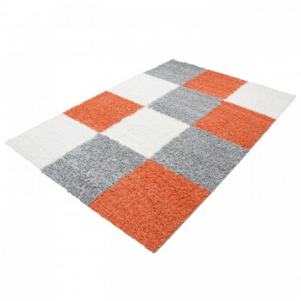 Kusový koberec LIFE SHAGGY 1501 Orange (Rozměr 80x250 cm)