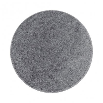 Kusový koberec ATA 7000 Lightgrey kruh (Rozměr 200x200 cm)