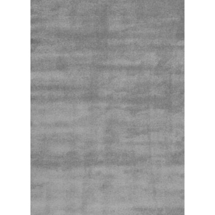 SOFTTOUCH 700 SILVER stříbrný kusový koberec, chlupatý, příjemý do obýváku.