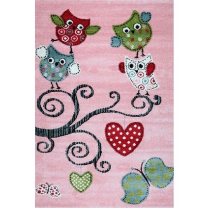 83797 kusovy koberec playtime 0420a pink doprodej