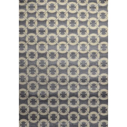 Kusový koberec Fushe 02498A L.Grey/Bone