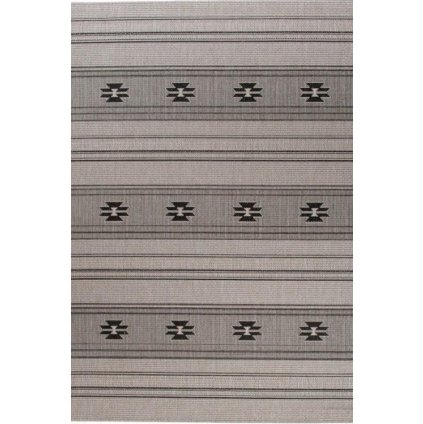 Kusový koberec Sisal 20315 Silver/Black