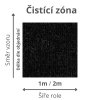 Čistící zóna metráž rohož použití bytové komerční barva černá TRAX 5900 rozměr
