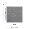Koberce metráž Sense /duotex 150 (Šířka 4 m)