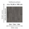 zatezovy vinyl v metrazi pvc odolne prakticke pouziti skoly byty dekor prkna barva seda EXTREMTEX 33 63 rozmer