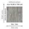 levne bytove pvc lino snadna udrzba vzor prkna povrchova uprava PUR barva seda AVROTEX 33 21 rozmer