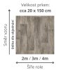 levne bytove pvc lino snadna udrzba vzor prkna povrchova uprava PUR barva seda DRITEX 33 53 rozmer