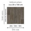 levne bytove pvc lino snadna udrzba vzor prkna povrchova uprava PUR barva vicebarevna DRITEX 33 51 rozmer