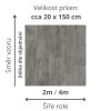 pvc lino s filcem zátěžové odolné vzor prkna sire 2m 4m barva seda NOVATEX PLUS 33 48 rozmer